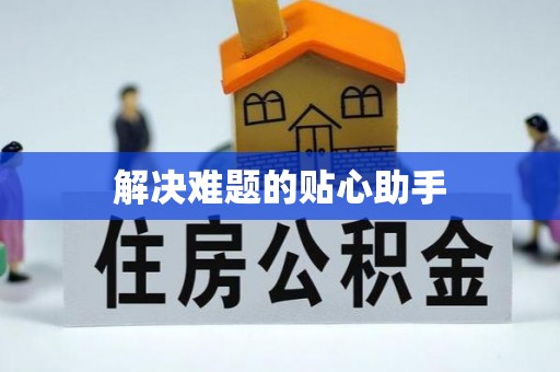 惠民解决难题的贴心助手