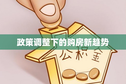 惠民政策调整下的购房新趋势