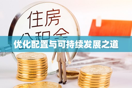 惠民优化配置与可持续发展之道