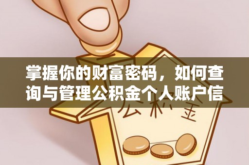 惠民掌握你的财富密码，如何查询与管理公积金个人账户信息