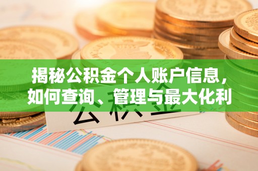 惠民揭秘公积金个人账户信息，如何查询、管理与最大化利用