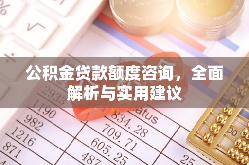 惠民公积金贷款额度咨询，全面解析与实用建议