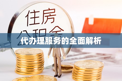 惠民代办理服务的全面解析