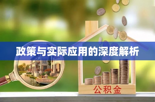 惠民政策与实际应用的深度解析